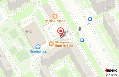 Автостоянка на проспекте Королёва, 46д на карте