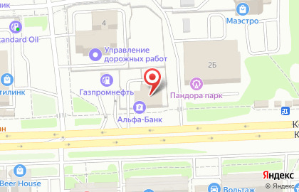 ОАО Альфа-Банк на Комсомольском проспекте на карте
