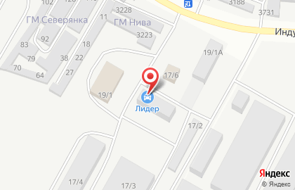 Магазин Лидер на Индустриальной улице на карте