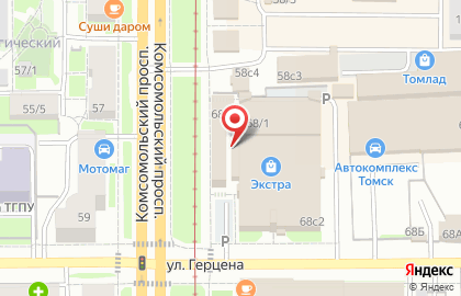 Дива-мебель на улице Герцена на карте