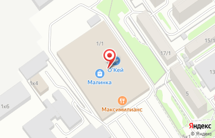 MODIS на улице Дуси Ковальчук на карте