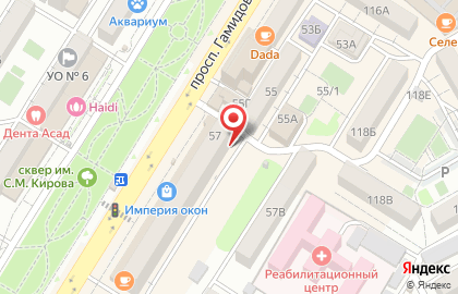 Салон красоты Джоли на проспекте Гамидова на карте