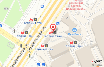 Магазин посуды на Новоясеневском проспекте на карте
