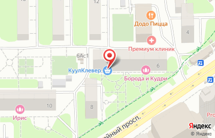 Продуктовый магазин КуулКлевер на Юбилейном проспекте в Химках на карте
