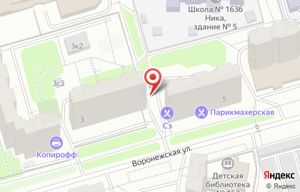 Ателье в Москве на карте