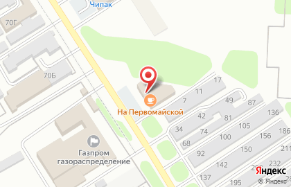 Кафе Хинкальная №1 на Первомайской улице на карте