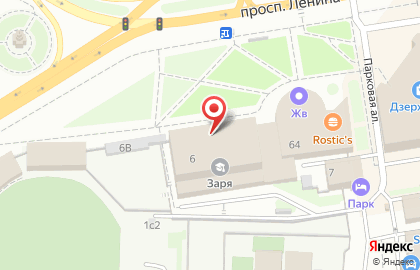 Центральный на проспекте Дзержинского на карте