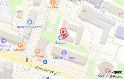 Торгово-сервисный центр Escape на улице Кирова на карте