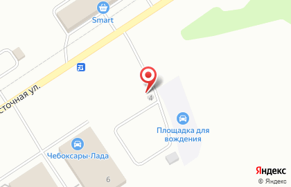 Автостоянка на Восточной, 6 к2 на карте