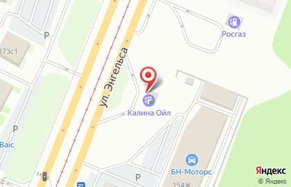 АЗС Капелька на улице Энгельса на карте