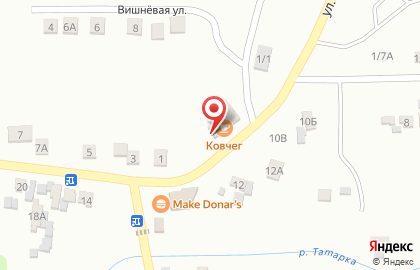 Кафе Ковчег на Вишнёвой улице на карте