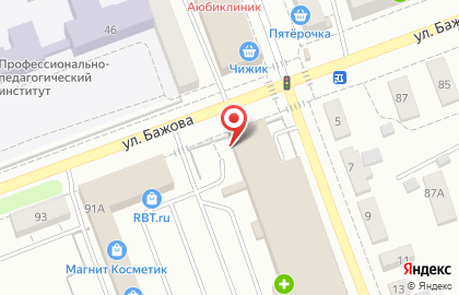 Кафе быстрого питания Шаурма в Тракторозаводском районе на карте