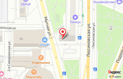 Центр инновационной стоматологии Regale на Люсиновской улице на карте