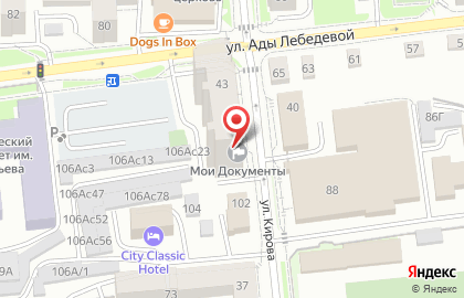 Салон мебели Формула дивана в Центральном районе на карте