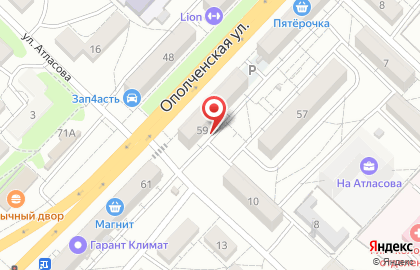 Глянец, ИП Кузьмина С.В. на карте