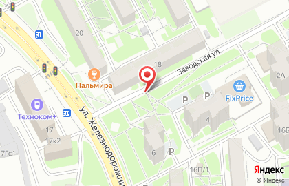 Автостоянка в Красноярске на карте