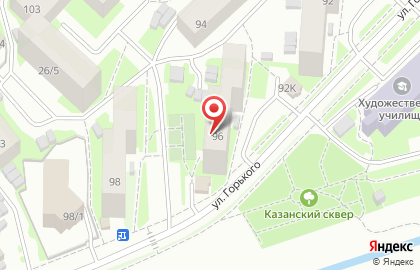 Веб-студия WebToAll на улице Горького на карте