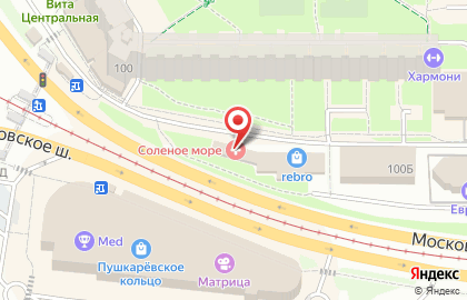 Экомаркет Брусника в Засвияжском районе на карте
