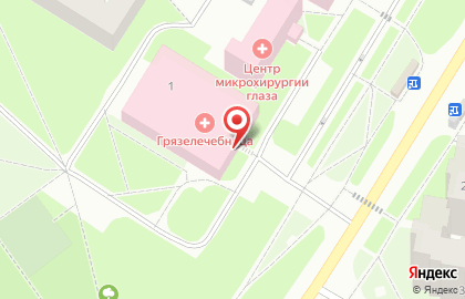 Ухтинская физиотерапевтическая поликлиника в Сыктывкаре на карте