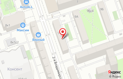 Магазин тканей в Москве на карте