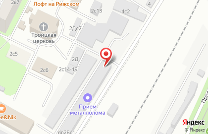 Пункт приема лома в Москве на карте