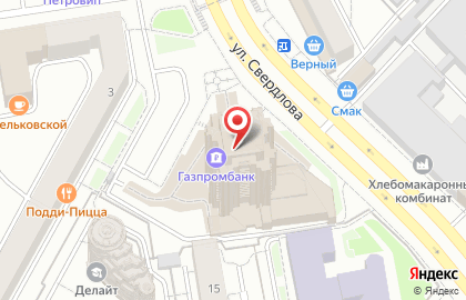 Газпром трансгаз Екатеринбург в Железнодорожном районе на карте