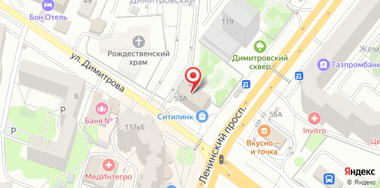 Студия эстетики тела LPG LAB на улице Димитрова на карте
