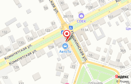 Интернет-магазин автотоваров AvtoTO.ru на Комитетской улице на карте