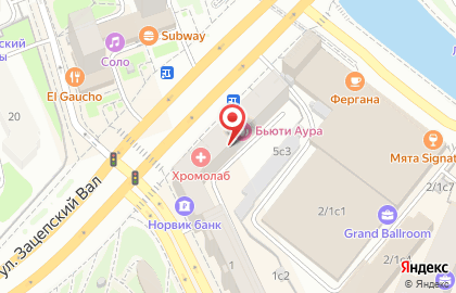ОАО БИНБАНК на Павелецкой площади на карте