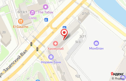 Комиссионка на Павелецкой на карте