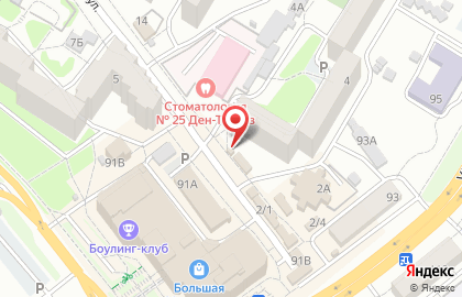 Киоск по продаже хлебобулочных изделий в Железнодорожном районе на карте