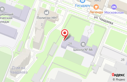 Школа №66 в Московском районе на карте