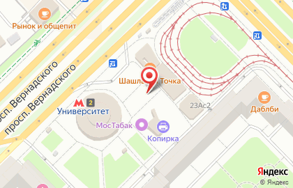 Мосгортранс на Ломоносовском проспекте на карте