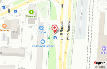 Киоск по продаже цветов Индустриальный район на карте