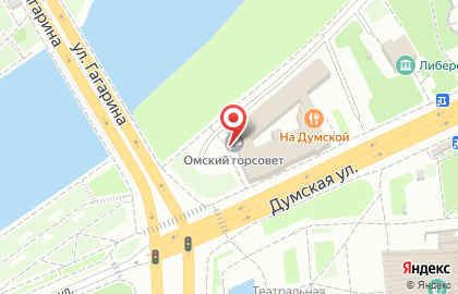 Омский городской Совет на карте