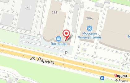 Автосалон НИЖЕГОРОДЕЦ на улице Ларина на карте