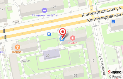 Военторг на Лесной на карте