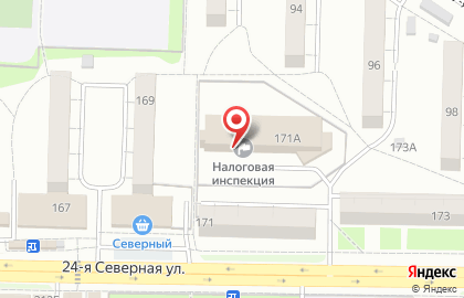 ИФНС, Инспекция Федеральной налоговой службы России №1 по Центральному административному округу г. Омска на карте