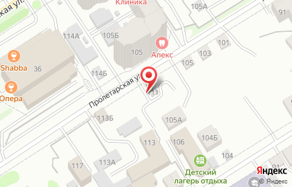 Автостоянка в Барнауле на карте