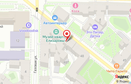Музыкальная школа Rock Yroki в Петроградском районе на карте