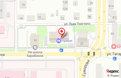 Гостиничный комплекс Гранат в Ленинском районе на карте