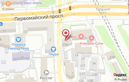 ОАО РОСНО-МС на Первомайском проспекте на карте