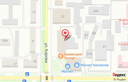 Микрофинансовая организация Касса взаимопомощи на улице Кирова на карте