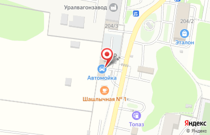 Автомойка в Барнауле на карте