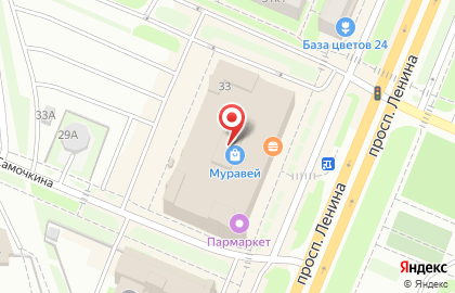 Магазин чая, кофе и шоколада Дом чая на проспекте Ленина на карте