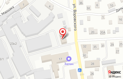 Пром-Сервис на улице Воровского на карте