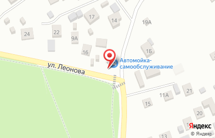 Автомойка на улице Леонова, 11Б на карте