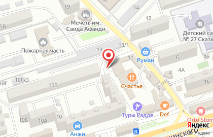 Магазин конфет Визит на карте