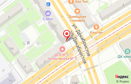 Кафе-пекарня Добропек на улице Декабристов, 127 на карте