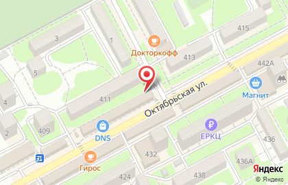 Спортивный клуб Спарта на Октябрьской улице на карте